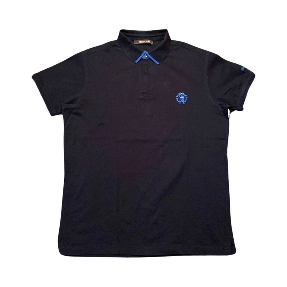 Roberto Cavalli
logo-embroidered polo shirt (M3)